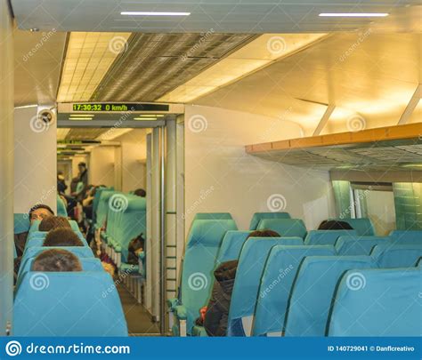 Maglev Train Interior View, Shanghai, China Editorial Photo - Image of vehicle, passengers ...