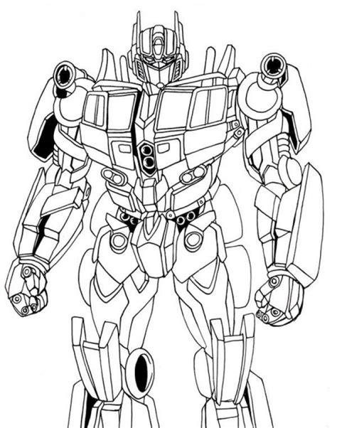 Optimus Prime Coloring Pages PDf To Print - Coloringfolder.com ...