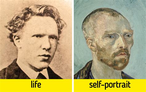 What 16 Famous Painters Looked Like in Their Self-Portraits and in Real ...