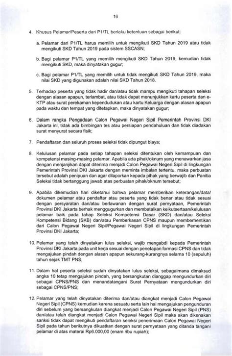 Resmi ! Pengumuman Rekrutmen CPNS Pemprov DKI Jakarta 2019 [3.958 Formasi]