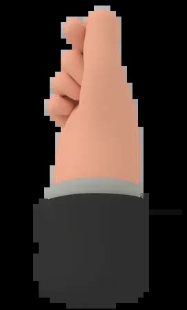 Click Hand Gesture 3D Illustration download in PNG, OBJ or Blend format