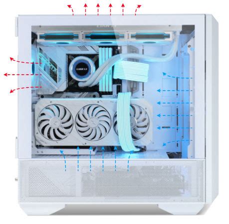 Lian Li Lancool III RGB Mid Tower Cabinet - White - The IT Gear