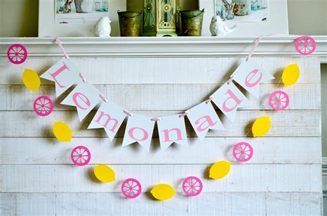 Lemonade Banner Lemonade Stand Decorations Summer Lemonade | Etsy