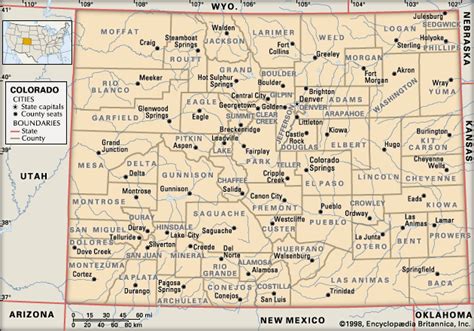 Colorado Counties Map