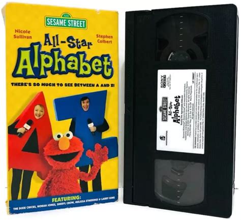 SESAME STREET ALL-STAR Alphabet VHS Tape Dixie Chicks Norah Jones Sheryl Crow EUR 16,70 ...