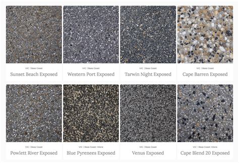 Exposed Aggregate Concrete Colours - JAK Concrete & Excavation