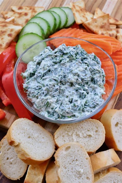 The Easiest Classic Spinach Dip Recipe - Slice of Jess