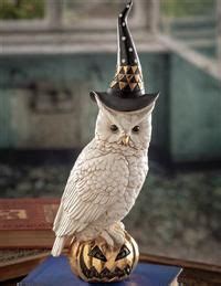 ARCHIMEDES OWL FIGURINE | Victorian halloween decor, Victorian ...