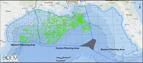 Oil Rig Locations Gulf Of Mexico Map