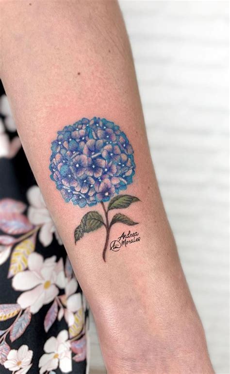 Blue Flower Tattoo – InkStyleMag