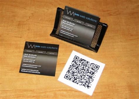 22 Great Examples of QR Code Business Cards and Business Card Designs