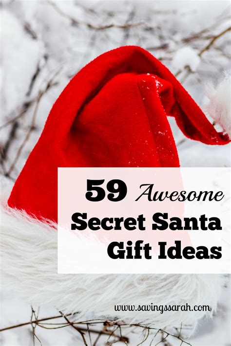 59 Awesome Secret Santa Gift Ideas - Earning and Saving with Sarah