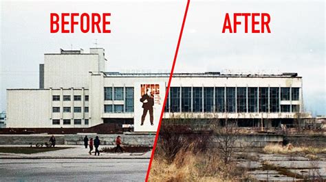 Chernobyl Before and After the Disaster - YouTube