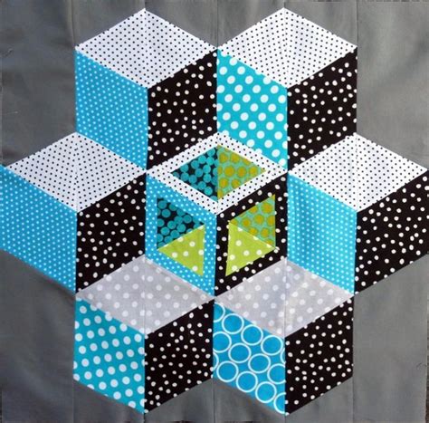 Tumbling Blocks Quilt Pattern Tumbling Quilt Blocks Victoria Pattern ...