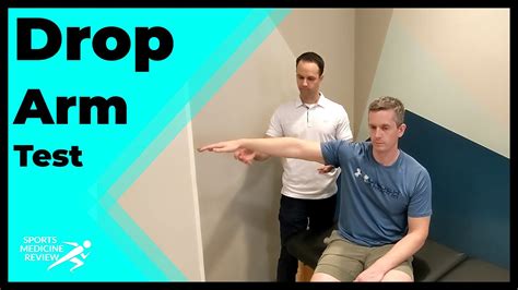 Drop Arm Test (for Supraspinatus Tear) - YouTube