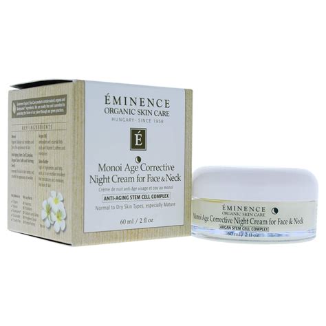 Amazon.com: Eminence Monoi Age Corrective Night Cream for Face and Neck, 2 Ounce : Beauty ...