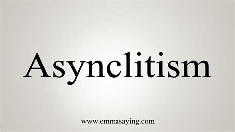 How To Pronounce Asynclitism - YouTube