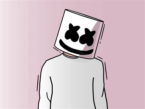 Dribbble - marshmello art 3.jpg by Oisin Conroy