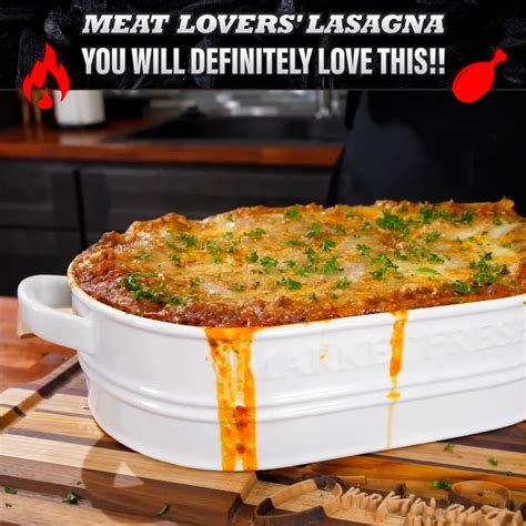 Smokin' and Grillin' with AB - Shiny and CHEESY Lasagna for Meat Lovers 🥘 | Favorite casseroles ...