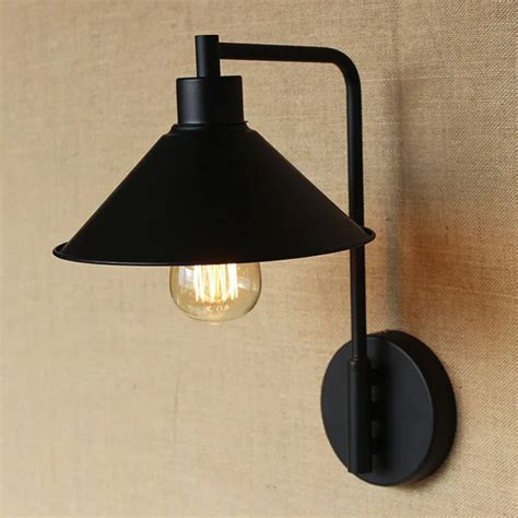 Modern Edison LED Wall Lamp For Bedroom vintage Wall Sconce black/gold Indoor Lighting Lamp LED ...