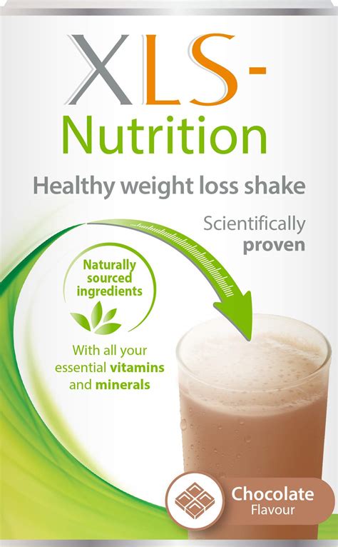 XLS-Nutrition Weight Loss Meal Replacement Shake - Weight Control Diet Supplement - 400g ...