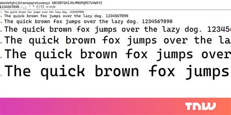 Microsoft's new font for devs is very aesthetically pleasing (and free)