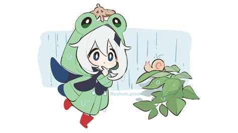 Genshin Impact Paimon Frog Suit Fanart Takes Japanese Twitter by Storm