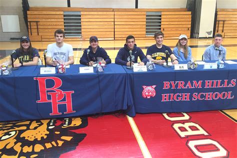 Seven Byram Hills Senior Athletes Sign with Colleges on National Signing Day!