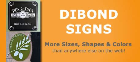 Custom Dibond Signs | Full-Color Dibond Sign | Aluminum