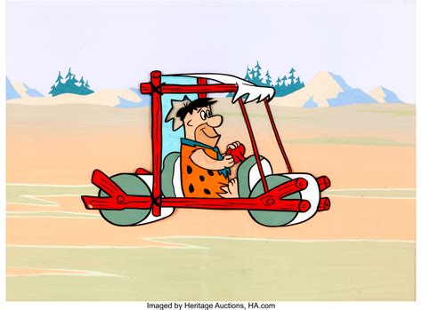 The Flintstones "Fred Flintstone in Car" Title Sequence Production ...