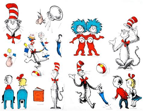 cat in the hat characters - Clip Art Library