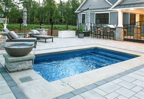 Radiance 16 - Small 10' x 16' Fiberglass Plunge Pool