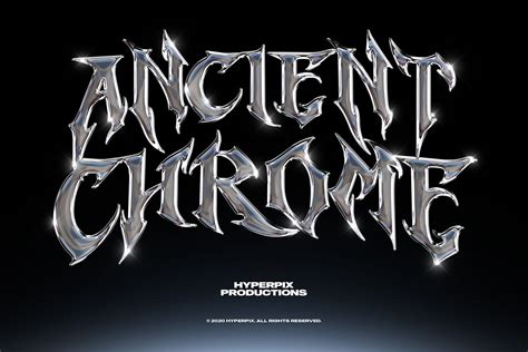 [FREE PSD] METAL CHROME TEXT EFFECT :: Behance