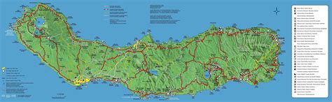 Large Sao Miguel Island Maps for Free Download and Print | High ...