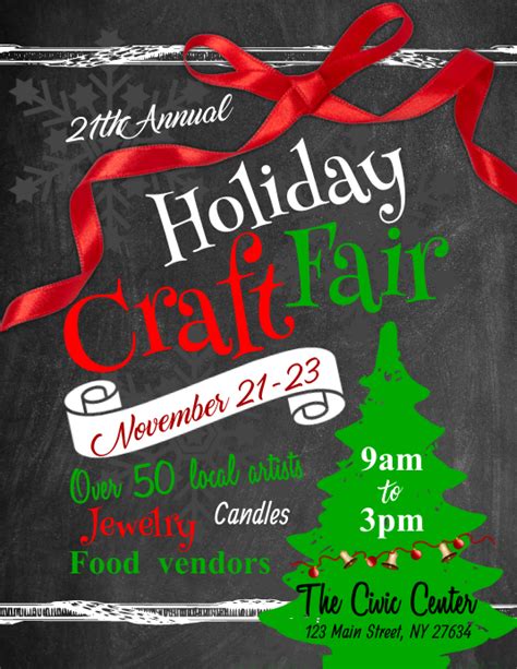 Copy of Holiday Craft Fair Flyer | PosterMyWall