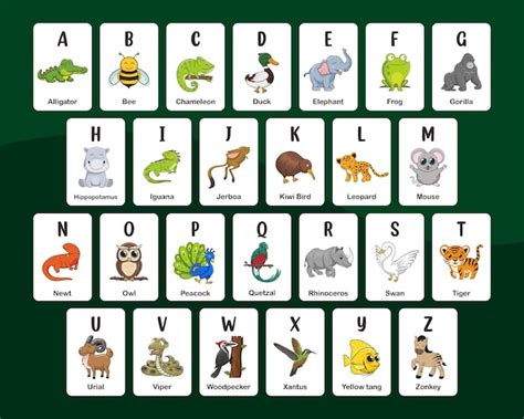 Premium Vector | Printable numbers flashcards with animals for ...