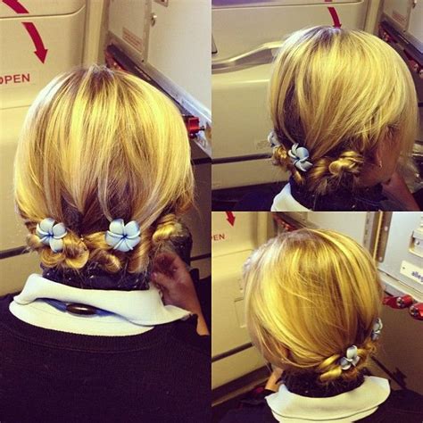 17 Best images about Flight Attendant Hairstyles on Pinterest | Updo ...