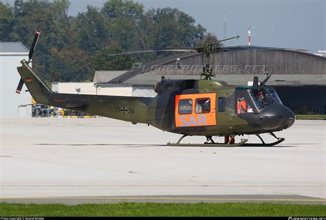 71+34 Luftwaffe (German Air Force) Bell UH-1N Photo by Roland Winkler ...