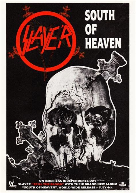 SLAYER South Of Heaven Poster - prints4u