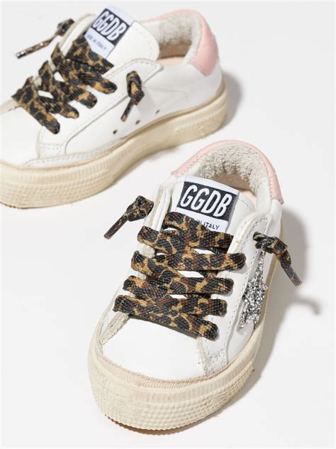 Golden Goose Kids white Super-Star leather sneakers | Browns