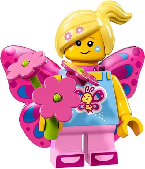 Lego Minifigures Series 17 - #7 BUTTERFLY GIRL Minifigure - (Bagged) 71018: Amazon.co.uk: Toys ...