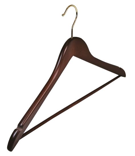 a wooden hanger on a white background