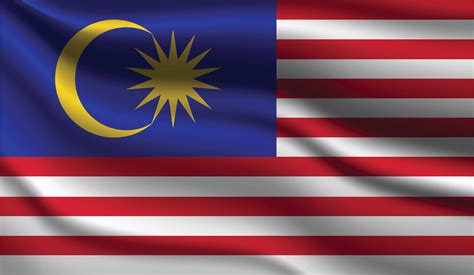 Malaysia Realistic Modern Flag Design 3810862 Vector Art at Vecteezy