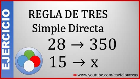 Completo Rugido Historiador Ejercicios De La Regla De 3 Simple - Latest ...