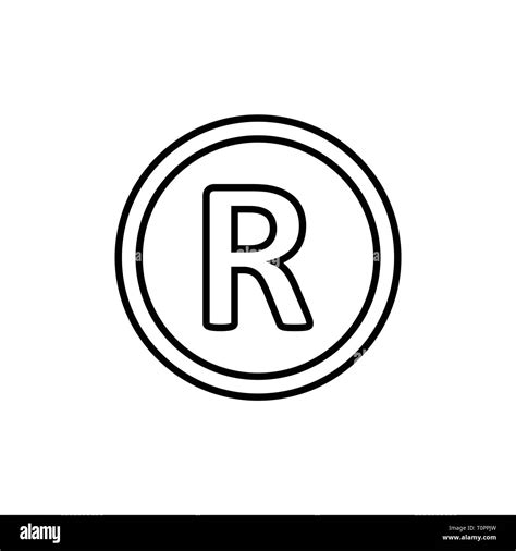 Registered Trademark symbol. Vector illustration flat Stock Vector Image & Art - Alamy