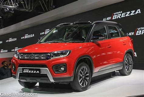 2020 Maruti Vitara Brezza Petrol BS6 Breaks Cover At Auto Expo