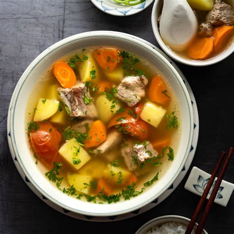 Pork Rib Soup with Potatoes and Carrots - Canh Sườn Khoai Tây Cà Rốt ...