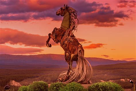 Whitehorse's Horse at sunset Photograph by Diana Rothgeb - Fine Art America