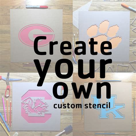 Create Your Own Custom Stencil by TheStencilStop on Etsy https://www.etsy.com/listing/4654395 ...