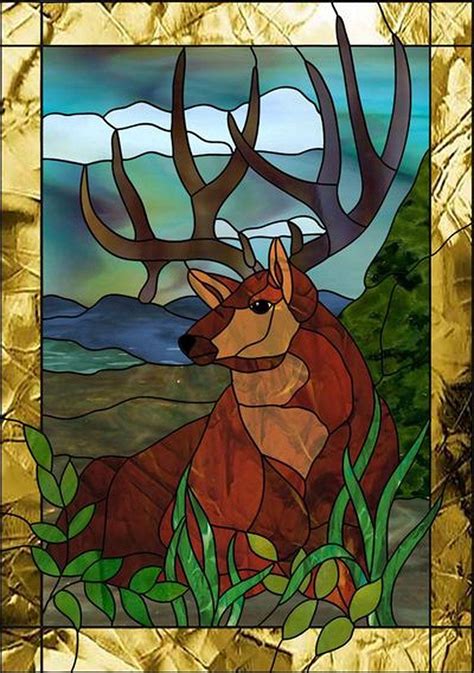 63+ Stained Glass Animals Ideas For You https://www.mobmasker.com/stained-glass-animals-ideas ...